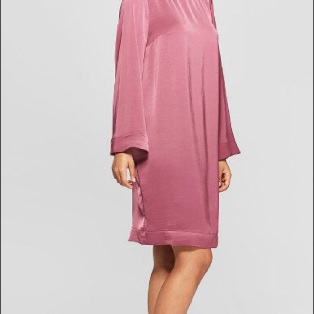 π2x HP πProloguΓ© Long sleeve square neck shift dress - Picture 3 of 7